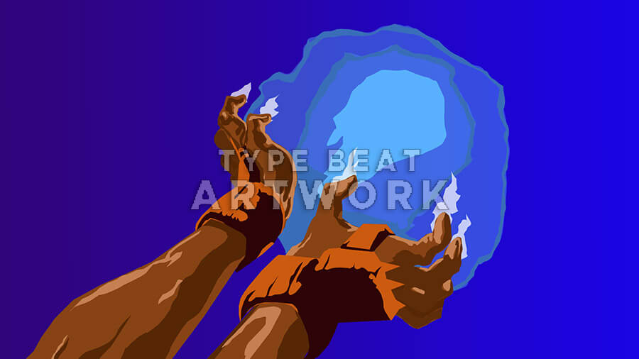 type beat artwork