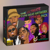 Type Beat Artwork Starter Pack | 125 Digital Artworks
